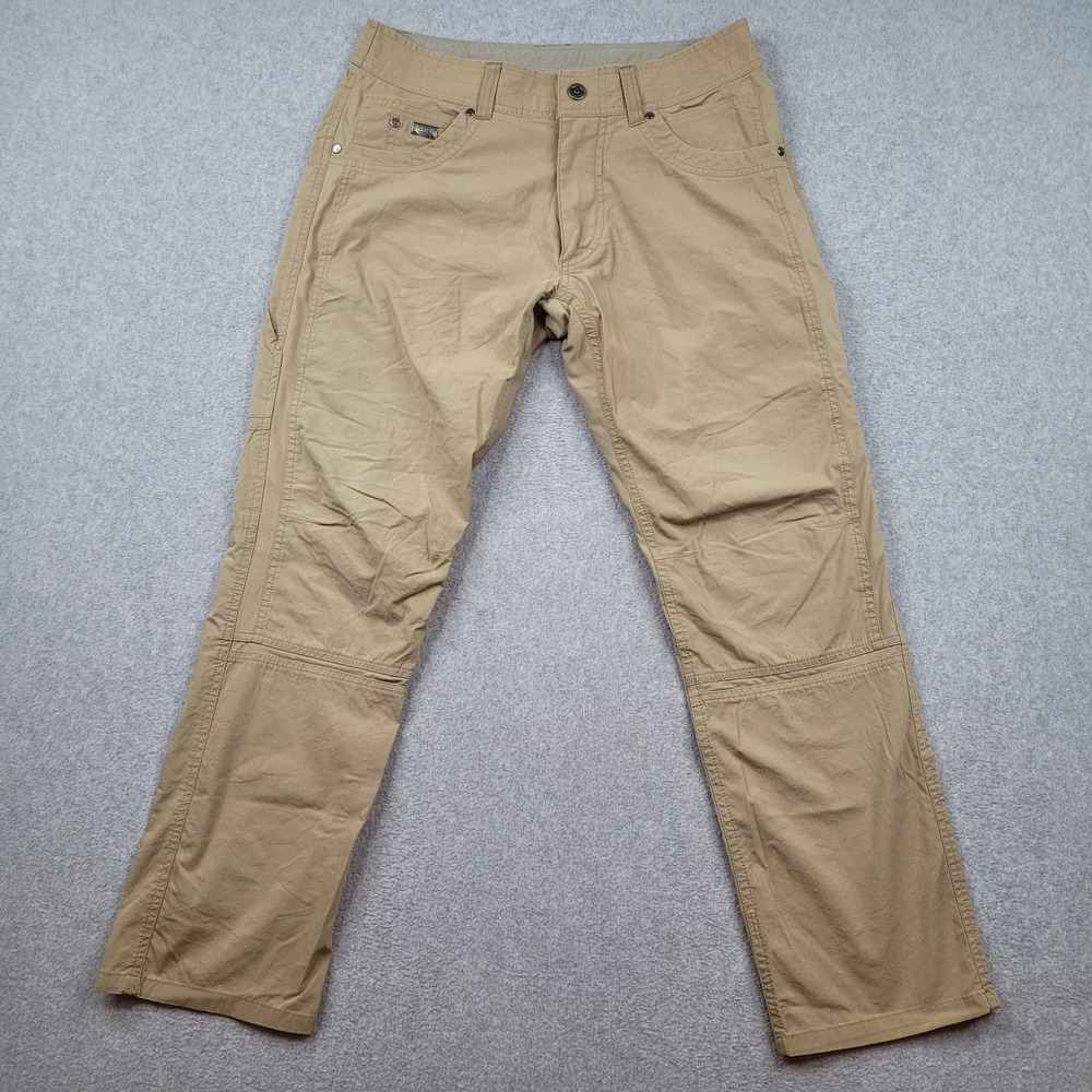 KUHL RADIKL Pants Mens 32x30 Khaki Tan Hiking Outdoor Stretch 5109